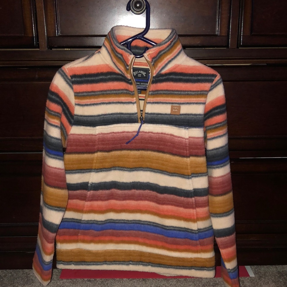 Nwt Billabong A/Div Boundary Mock Neck Fleece Mul… - image 1